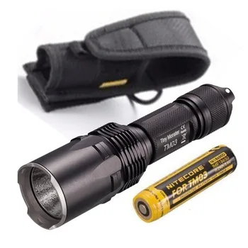 

NITECORE TM03 Tiny monster Tactical Flashlight CREE XHP70 LED max 2800 lumen beam distance 289m outdoor torch IMR18650 battery