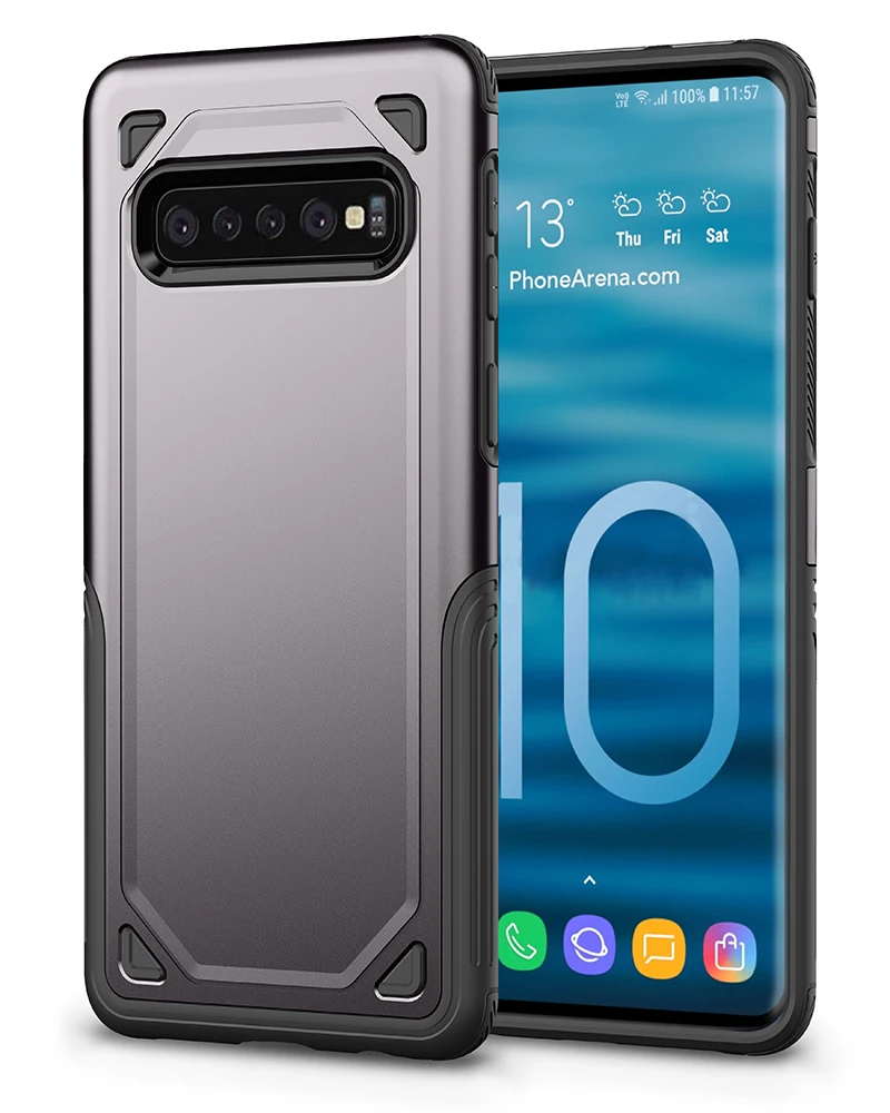 SGP Броня PC Spigen прочный силиконовый 2в1 чехол для телефона для samsung Galaxy S10 5G E S8 S9 Plus S7 Note 8 9 противоударный чехол аксессуар