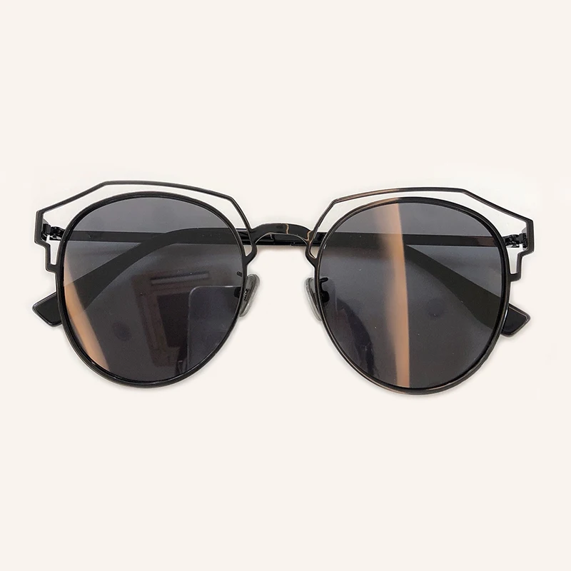 De No1 Sunglasses 2019 Runde Sunglasses Sunglasses no4 no5 Rahmen Sunglasses no2 Neue Sonnenbrille Sol Legierung Sunglasses no3 Aushöhlen Weiblichen Mode Damen Uv400 Oculos Frauen ZxwP6q