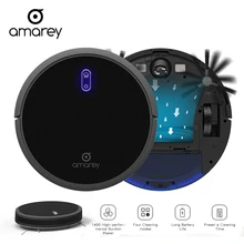 Amarey Robot Vacuum Cleaner For Home Automatic Sweeping Dust Sterilize Smart Planned Mobile App Remote Control Black A800 2018 new roborock xiaowa robot vacuum cleaner for home automatic sweeping dust sterilize smart planned mobile app remote youth