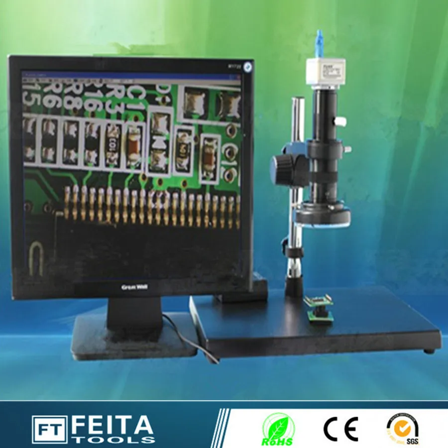 

Aliexpress whole High pixel digital optica Instruments USB digital microscope connect the PC monitor electron video microscope