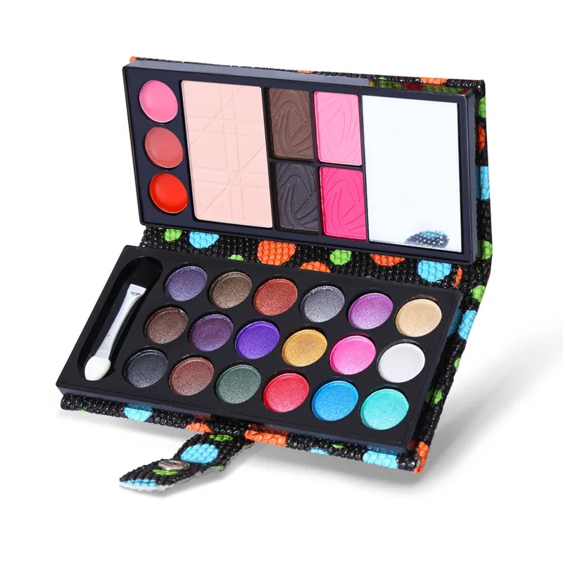 

26Colors Eye Shadow Makeup Palette Cosmetic Eyeshadow Blush Lip Gloss Powder 5.17DJL
