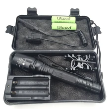Linterna táctica XHP50 Z20V5 CREE XM-L2 U3, LED de caza rusa con zoom, resistente al agua