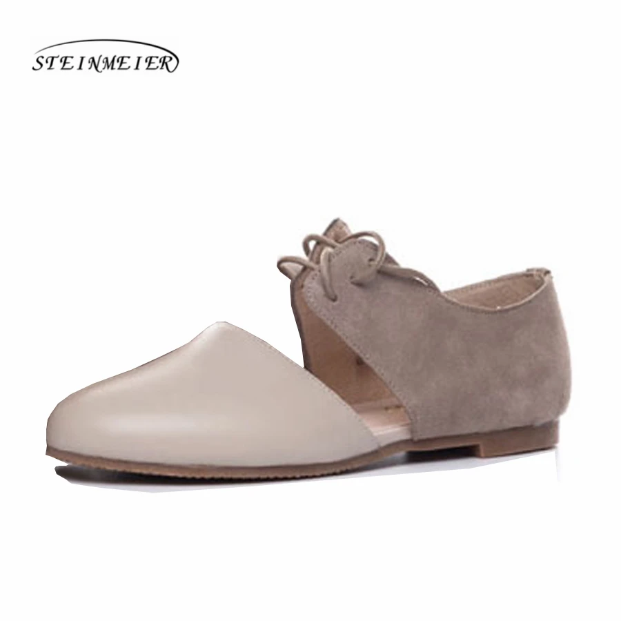 comfortable retro backless flat casual sandals