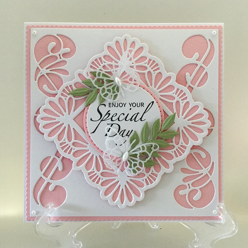 light Embossing folders Plastic Embossing Folder For Scrapbooking DIY card JC