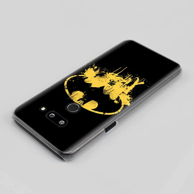 Крутой чехол с логотипом в стиле Бэтмена и чехол для телефона чехол для LG G7 G8 ThinQ G5 G6 V30 V40 V50 ThinQ Q6 Q7 Жесткий для задней панели чехол Крышка