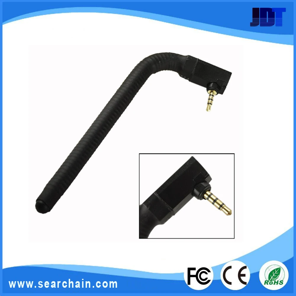 High gain FM radio antenna with 3.5mm headphone plug for outdoor mini