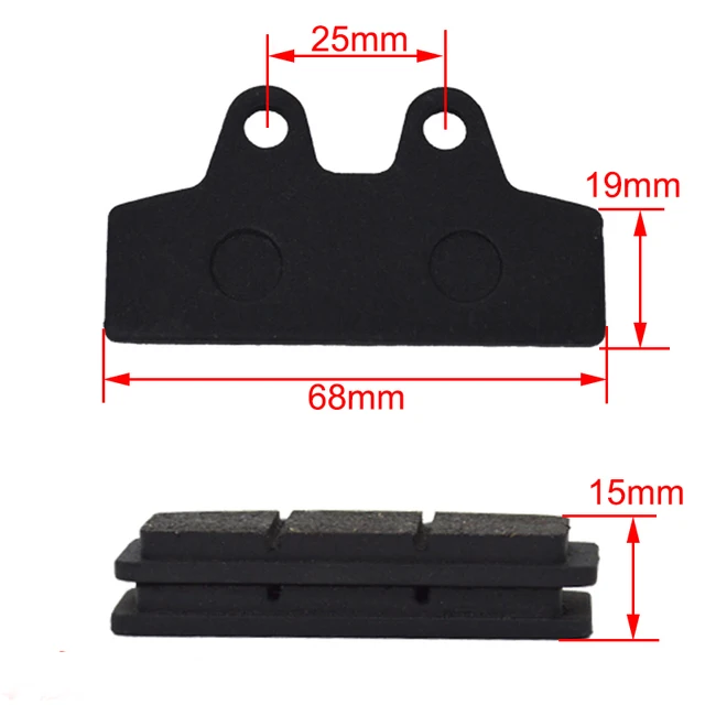 1 Pair Disc Brake Pad for Motorcycle Electric Scooter Moped Trikein