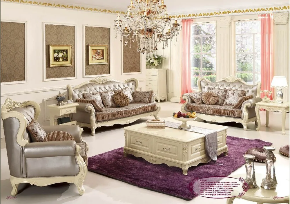 New Listing Carved Roses Romantic French Luxury Living Room Sofa 1
