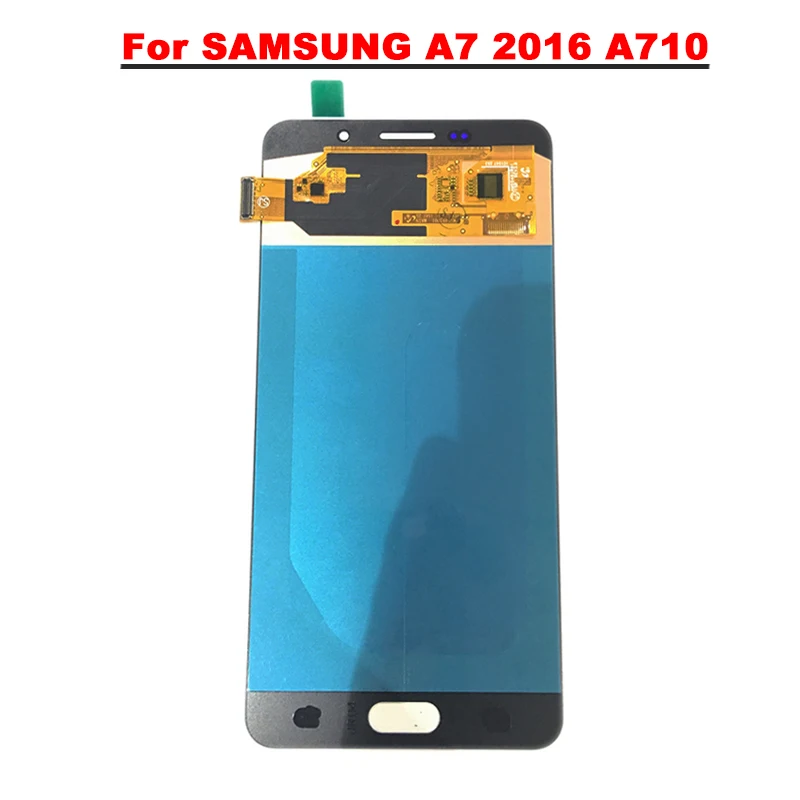 ЖК дисплей SUPER AMOLED 5 ''для SAMSUNG GALAXY A7 2016 A710 A7100 A710F A710M с сенсорным экраном и