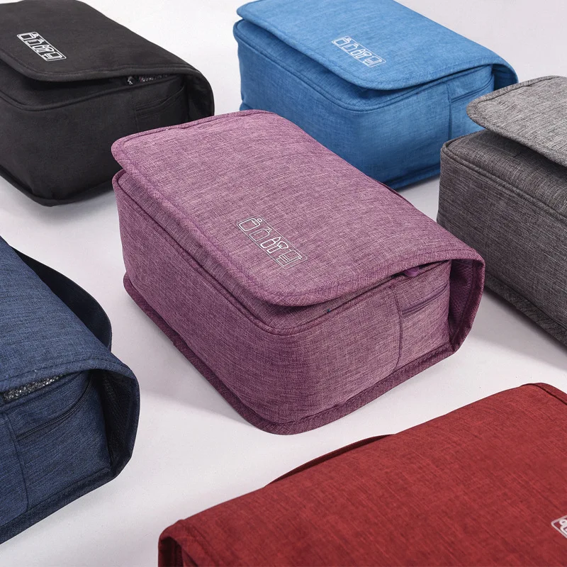 New Waterproof Hook Wash Bag Korean Women Trave Hiking Foldable Cosmetic Storage Cosmetic Bag Female Outdoor Sport Swimming Bags