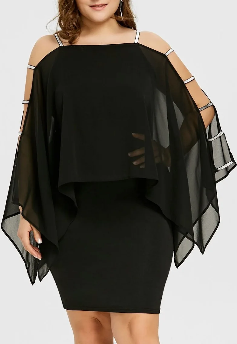 

Sakazy Large Size Bare Shoulder Purple Hip dress And Office Lady Asymmetrical Batwing Sleeve Slash Neck Knee-length Summer Dress