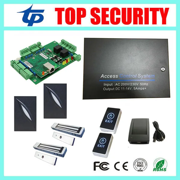 Full access control system 2 doors access control panel access control