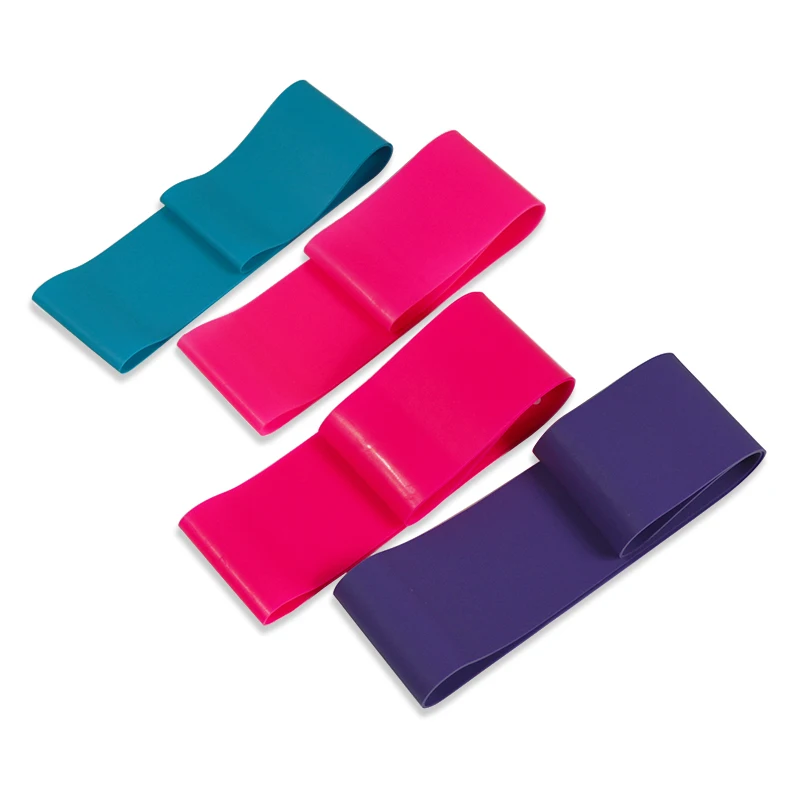 

4 Resistance Loop Bands Womens - Glutes | Legs | Yoga | Pilates | Gym Set of 4 Workout Resistance Bands Body Building Equipment