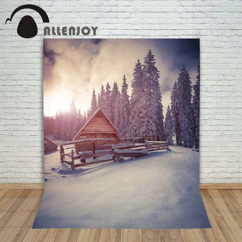 Allenjoy Виниловый фон для фотосъемки Рождественское дерево зимний детский