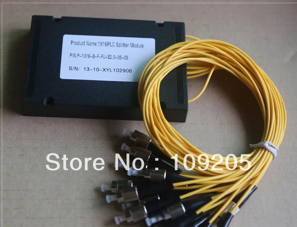 

1*16 PLC Fiber Optical Splitter FC/PC connector plc splitter