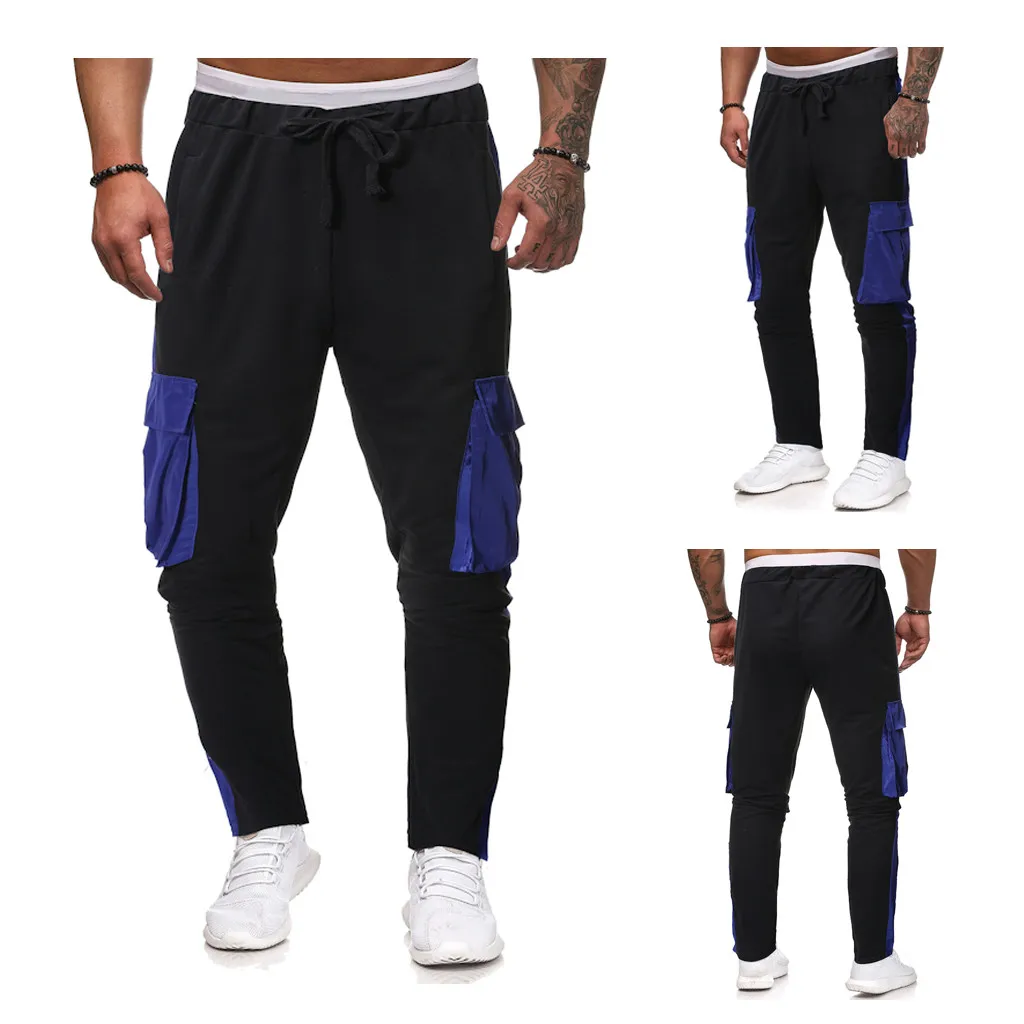 Mens Pants New Design Casual Outdoor Slim Pant Straight Trousers Fashion Business Solid Sweatpant Black Pants Men Fashion J619
