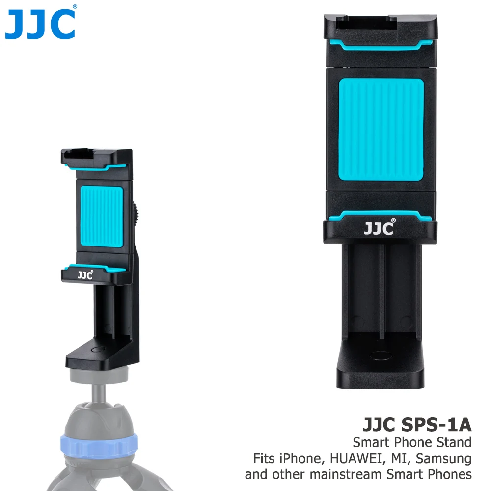 JJC смартфон Стенд 56-105 мм регулируемый зажим селфи палка мини штатив держатель для телефонов для iPhone/HUAWEI/MI/samsung