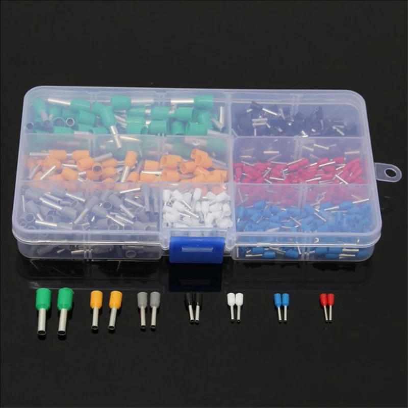 

600PCS/Set Wire Crimp Terminals Connector 22-10AWG Waterproof Insulated Cord Pin End Electrical Cable Wire Crimp Terminal Kit