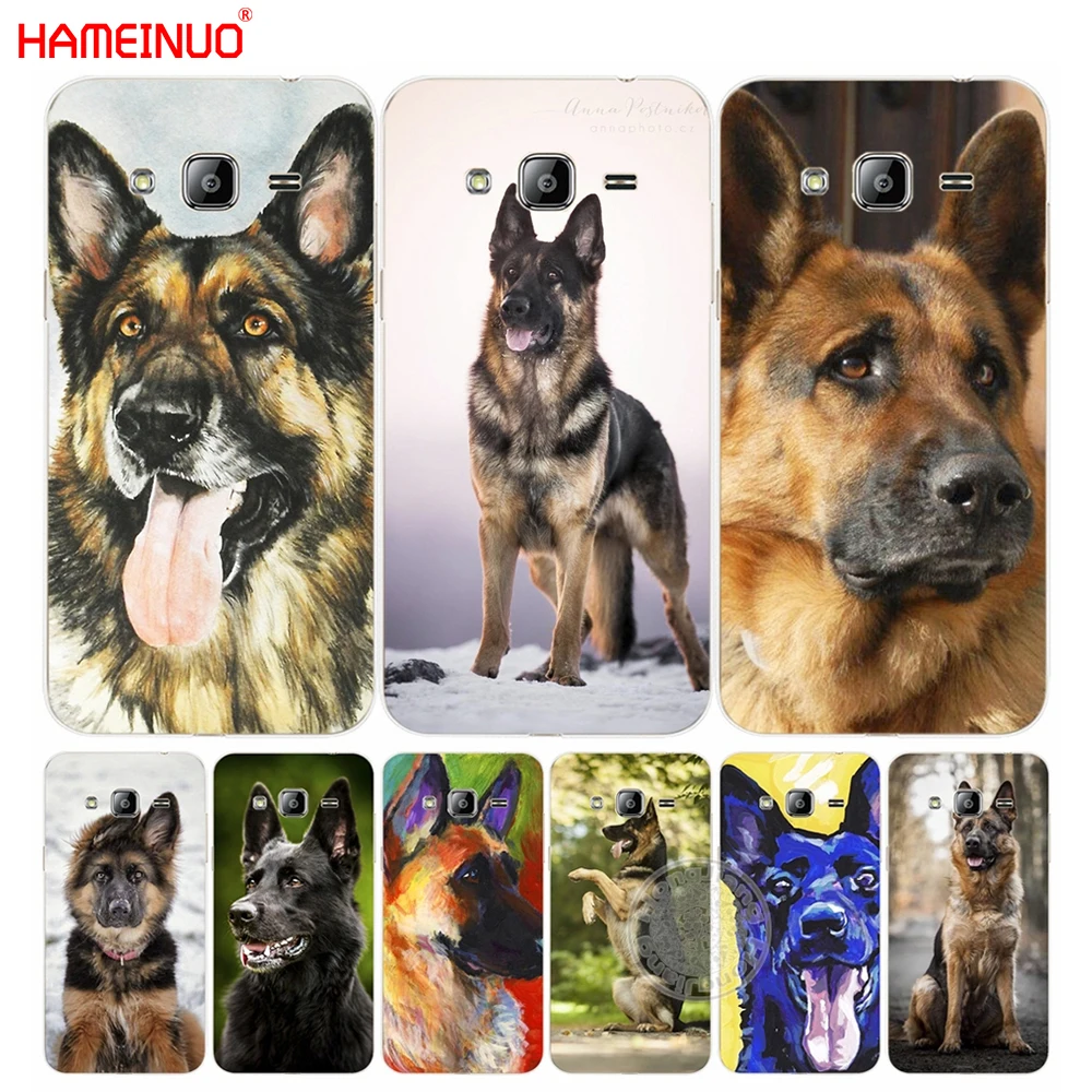 

HAMEINUO german shepherd dog cover phone case for Samsung Galaxy J1 J2 J3 J5 J7 MINI ACE 2016 2015