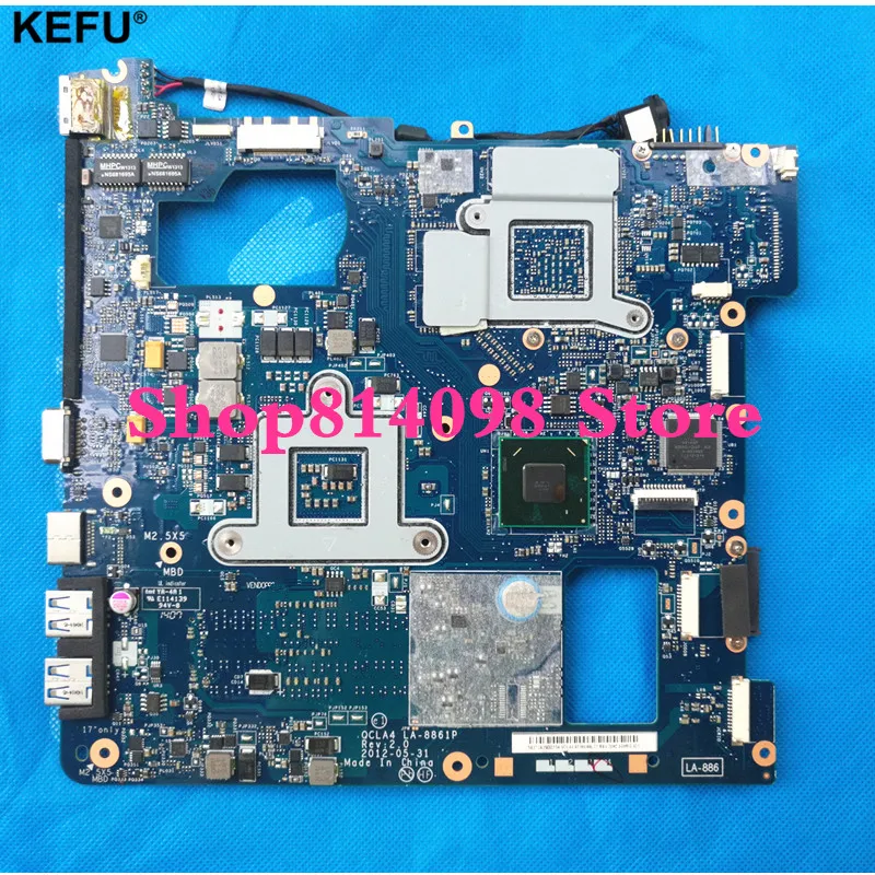 KEFU QCLA4 LA-8861P BA59-03397A материнская плата для ноутбука Samsung np350 NP350V5C 350V5X BA59-03553A BA59-03538A BA59-03393A