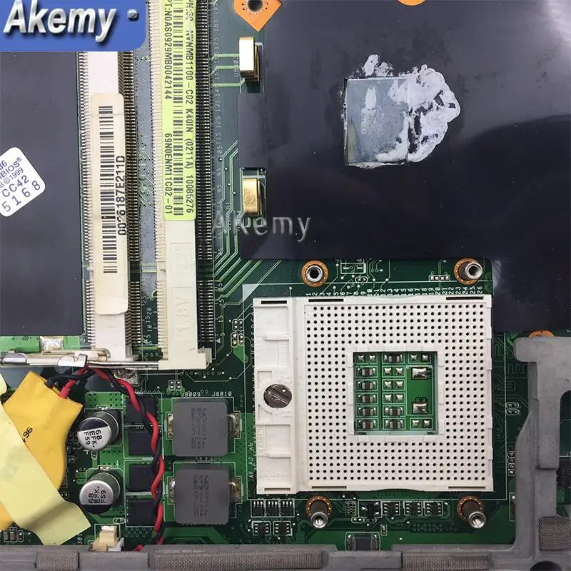 AK K40IN K50IN материнская плата для ноутбука ASUS K40IN K50IN X8AIN X5DIN K40IP K50IP K40I K50I K40 K50 Тесты оригинальная материнская плата