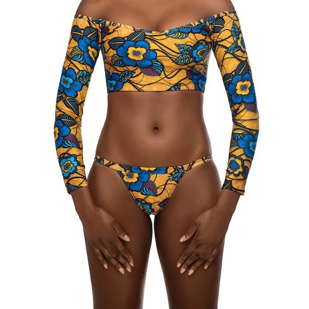 

Swimwear Women Two Piece Swimsuit Girl 2019 Off Shoulder Sexy Girls Tankini Push Up Swimming Suit For Girls Bathing Suit Maio