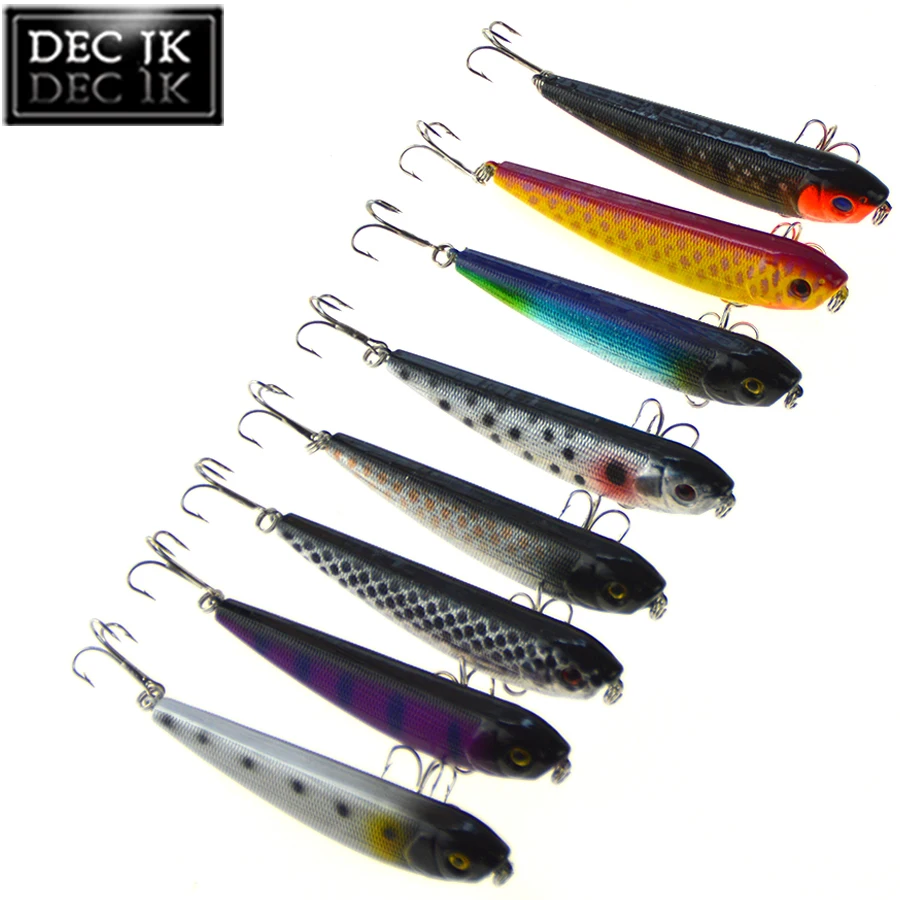 16PCS Popper Hard Plastic Artificial Baits Sets Of Fishing Lure Supplies Jerkbait Poper Swimbait Fish Tackle Laser Bait For Pike (17)
