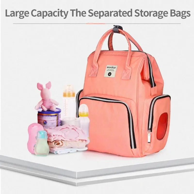 Пеленки сумка рюкзак большой ёмкость путешествия средства ухода за кожей для будущих мам кормящих мешок уход за младенцем с влажные