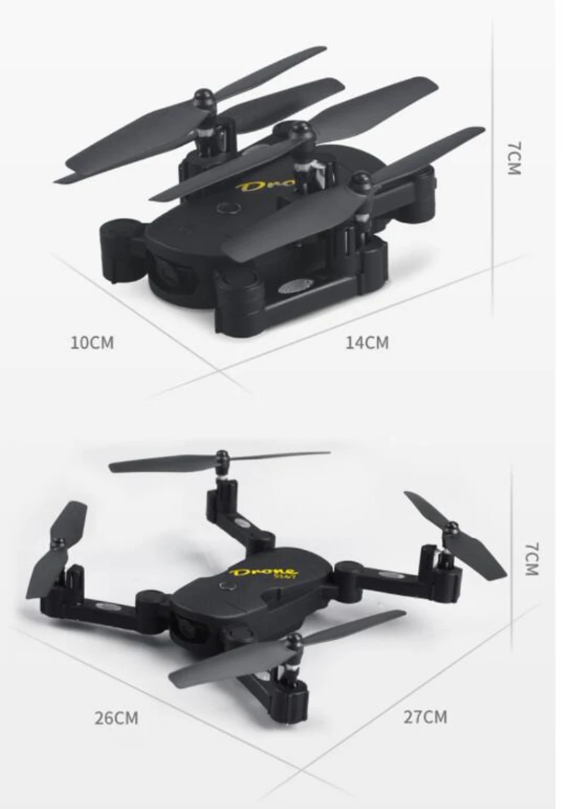 Новинка года 720P HD и поддержкой Wi-Fi камера rc Квадрокоптер складной selfie remote control rc drone S167 2,4 GHz 4ch 6-Axis Gyro rc дроны подарки для детей