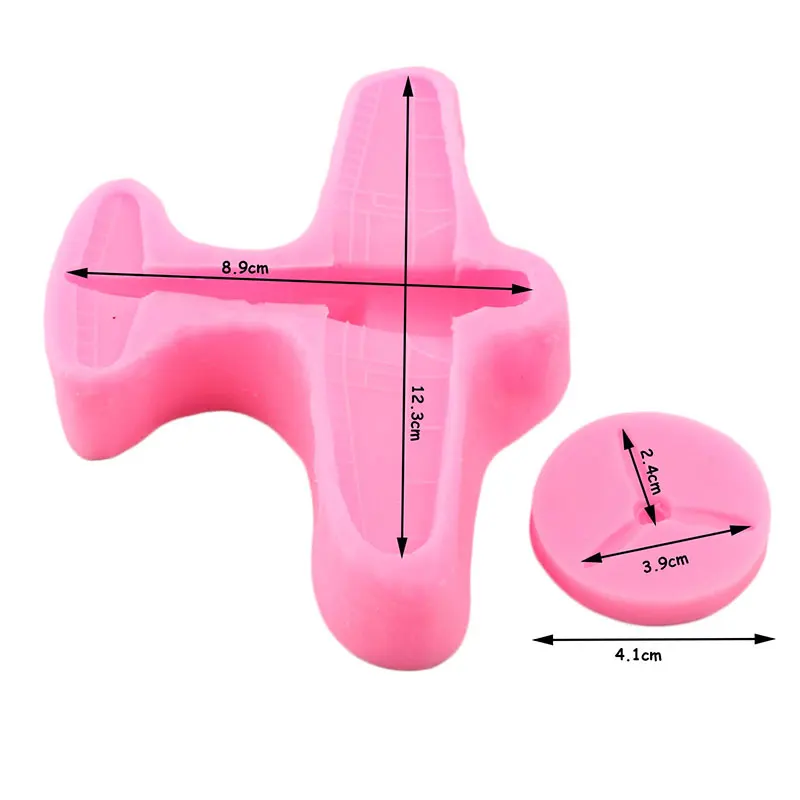3D самолет силиконовые формы для пирога кайма для мастики «сделай сам» для дня рождения торт украшения инструменты форма для конфет форма для шоколада форма для мастики