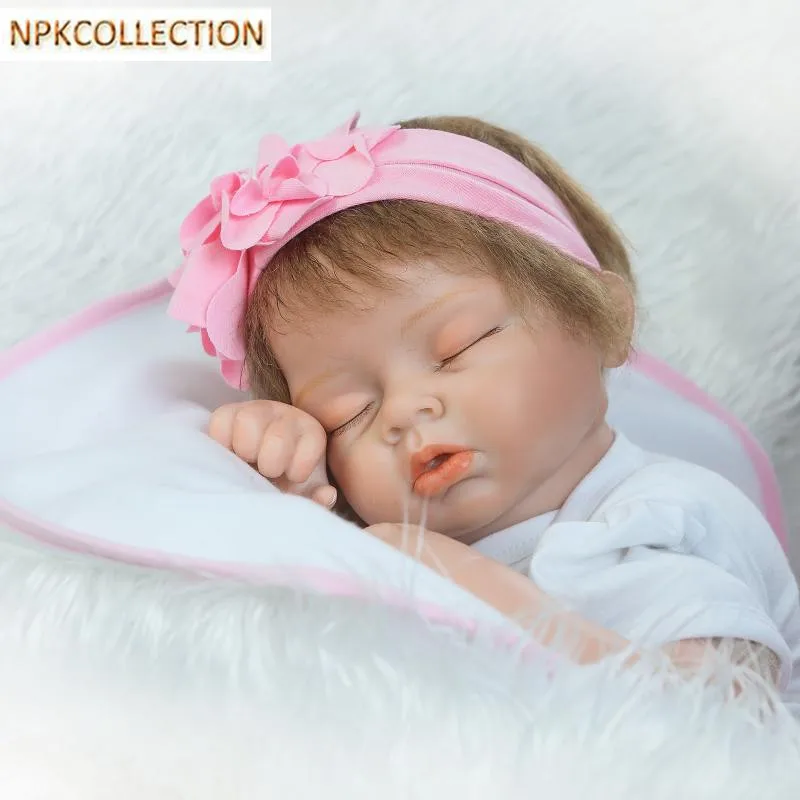 

NPKCOLLECTION 20 Inch Baby Doll Toys For Children Silicone Reborn Alive Babies Lifelike Kids Toys Sleep Reborn Doll For Kid