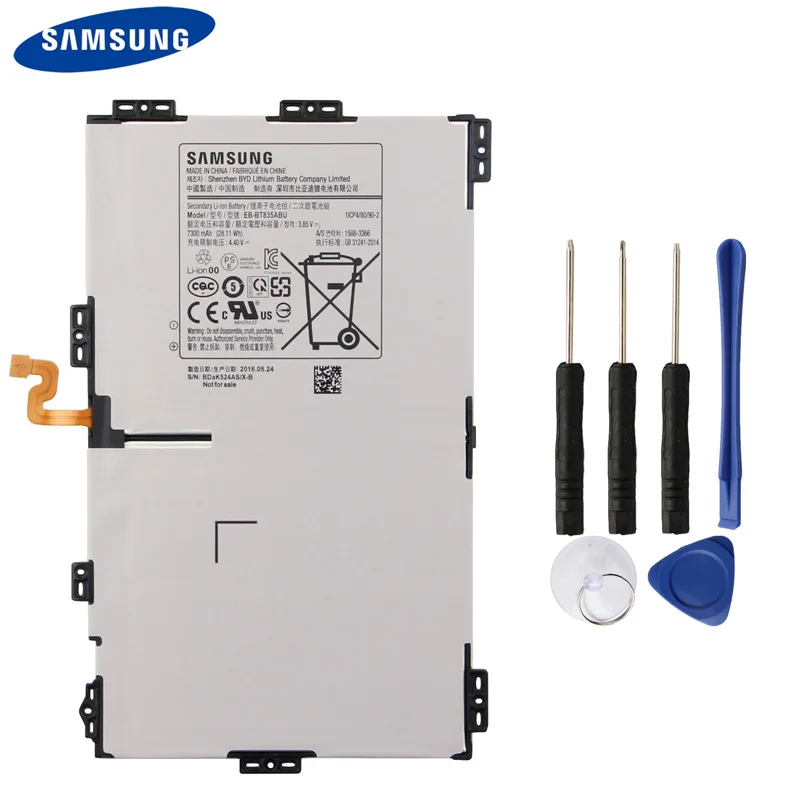 Аккумулятор Samsung EB-BT835ABU для Samsung Galaxy Tab S4 10,5 SM-T830 T830 SM-T835 T835 7300 мА-ч