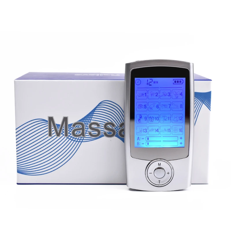

Smart Health 16 Mode Digital Electronic Pulse Massager Muscle Stimulator Pain Relief Machine Electro Therapy Body Massage Device