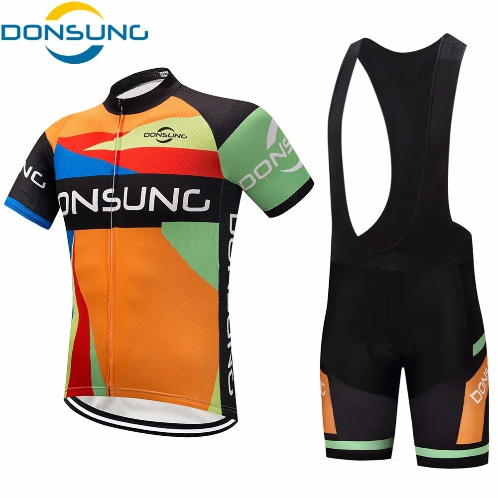 

Short Sleeve Cycling set Men Maillot Ropa Ciclismo 2018 Racing Bike Cycling Clothing With Pro Bicycle Gel Pad Shorts For Man