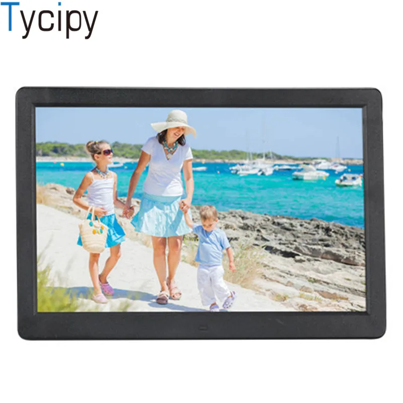 Tycipy светодиодный электронный цифровой фоторамка 1280*800 с пультом дистанционного управления с часами календарем MP3 MP4 проигрыватель функций