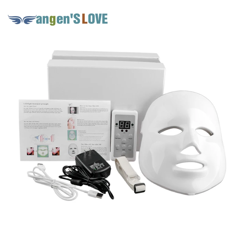 NEW Korean Photodynamic LED Facial Mask Home Use Beauty Instrument Anti acne Skin Rejuvenation LED Photodynamic Beauty Face Mask