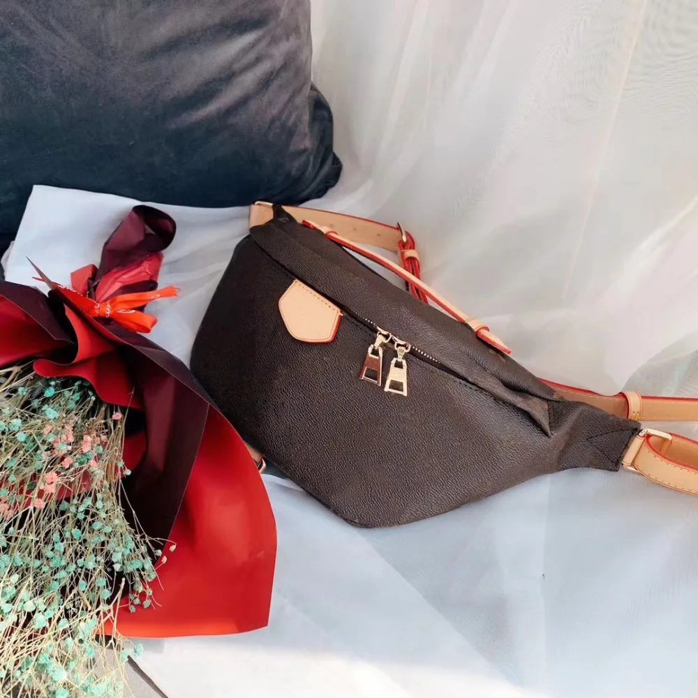 

839 2019 New Luxury Brand Designer Women Luxury Waist Pack Waist Bag Fanny Pack Chest Bag Fashion Cross Body Phone Money Bag