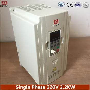 

DEMA D5M Series AC Driver Single Phase VFD VF 220V 2.2KW Variable Frequency Inverter Speed Drive Conveyer Belt Motor Converter