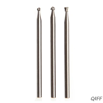 

3Pcs HSS Routing Router Grinding Bits 2.35mm For Rotary Tool Bosch New Mar28