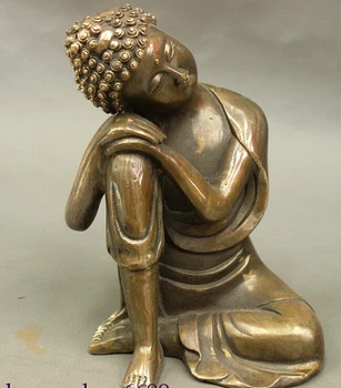

Chinese Buddhism Bronze Shakyamuni Sakyamuni Sleeping Buddha Tathagata Statue
