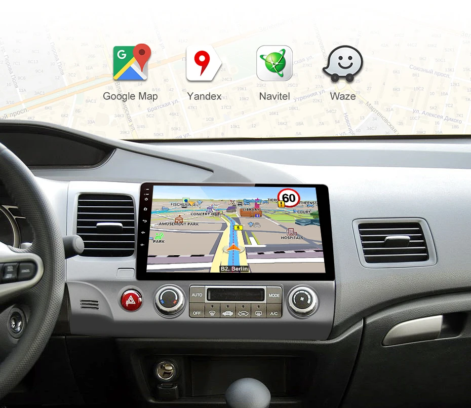 Flash Deal AWESAFE 2 din Android 8.1 Car Radio Multimedia video player gps navigation For Honda Civic 2006 2007 2008 209 2010 2011 dvd 7
