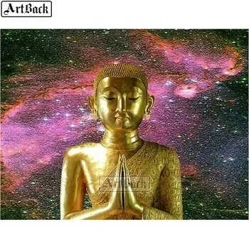 

Full square icon 20x25cm5d diy diamond painting Buddha starry sky landscape home decoration handmade mosaic 3d sticker