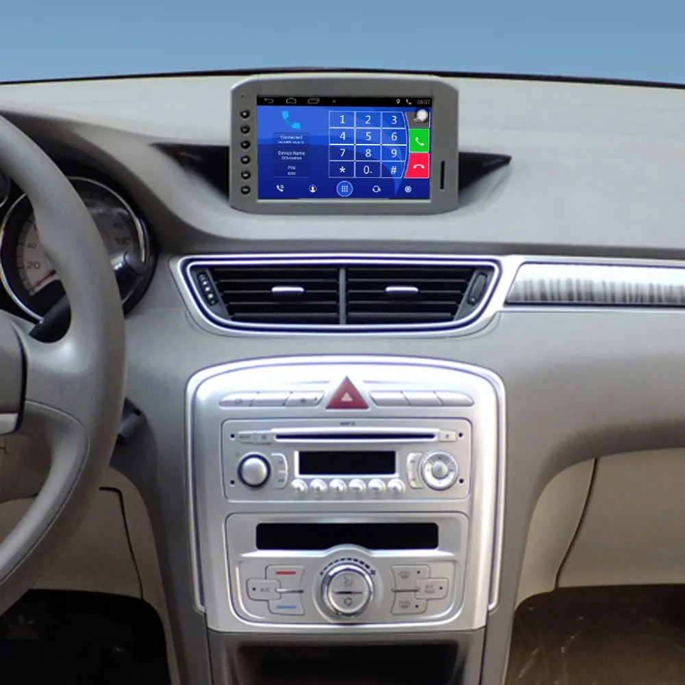 Cheap Upgraded Original Car Radio Player Suit to Peugeot 308 Car Video Player Built in WiFi GPS Navigation Bluetooth Android 7.1 1