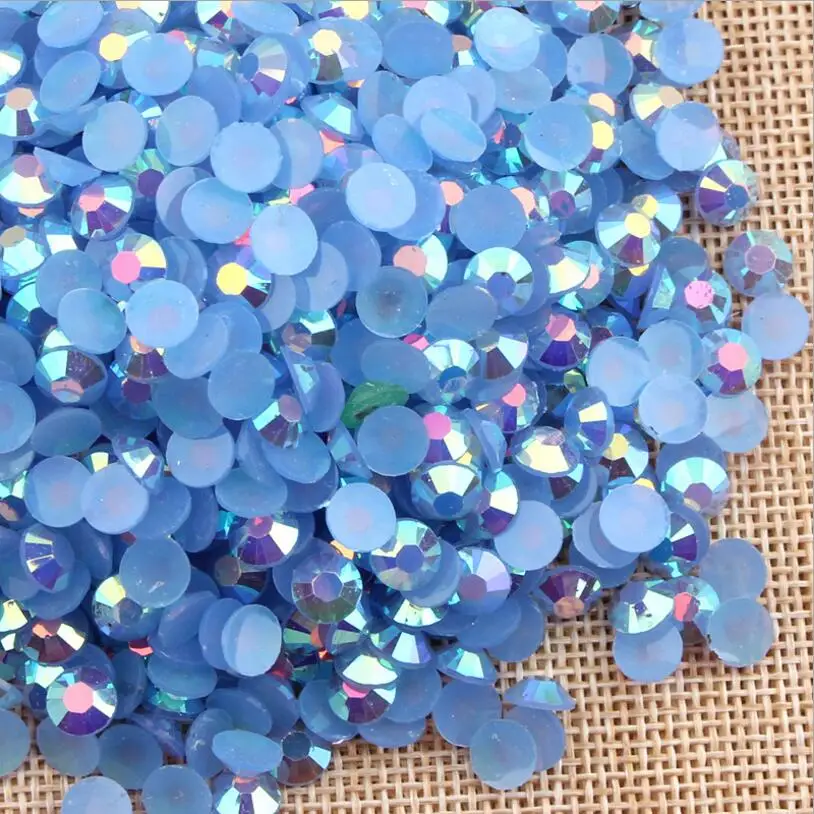 Color-10 100000 3 мм смолы Flatback желе AB Цвет полукруглые бусины для ювелирных изделий эпоксидной смолы наполнители Ремесло Скрапбукинг дизайн ногтей - Цвет: Color-10