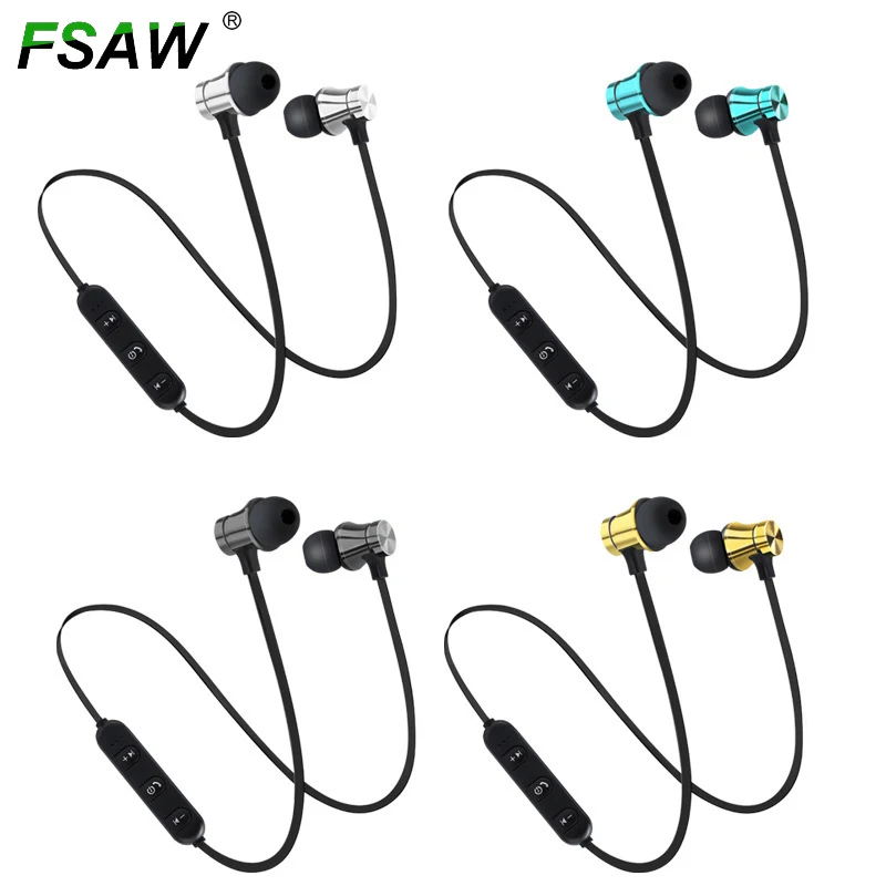 

Wireless In-Ear Bluetooth Earphone Magnetic V4.2 Stereo Sports Waterproof Earbuds Headset with Mic for huawei Samsung