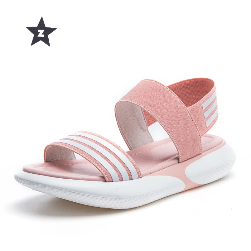 

Z women sandals summer women shoes casual breathable thick heels wedges platform sandals beach female sandals size 35-42