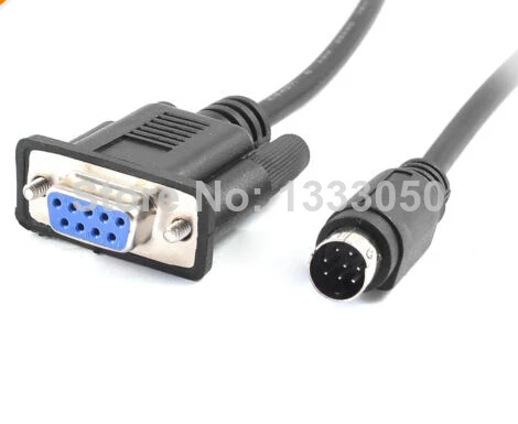 9.8Ft 8P мини Din к RS422 PLC программирующий кабель для Delta DVP/EasyView MT6070 | Обустройство дома