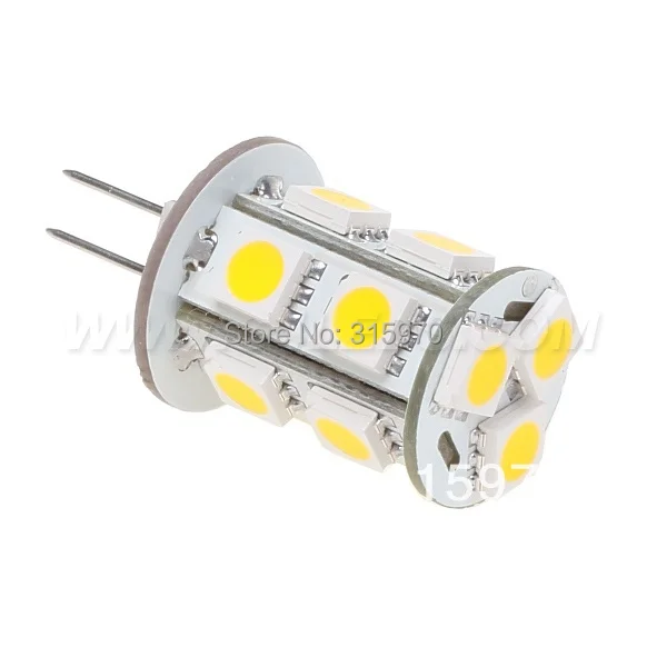 Диммируемая Светодиодная лампа G6.35 GY6.35 13Led 5050SMD лампа 12VDC& 12VAC 2,5 Вт белый теплый белый 260-286LM точечная лампа DIY 1 шт./партия