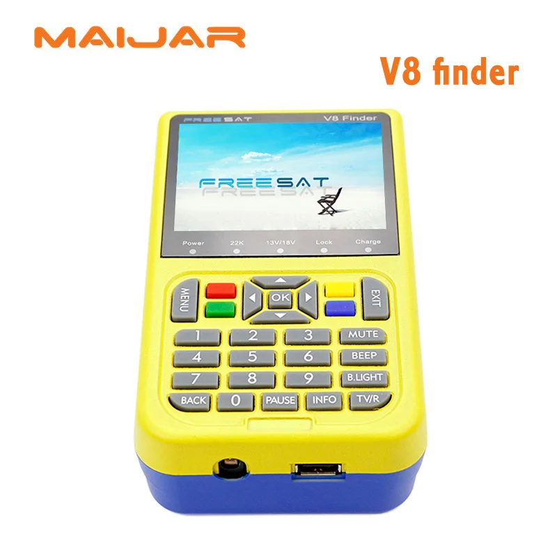 

2pcs [Genuine]digital satellite finder FREESAT V8 finder signal search meter  for DVB-S/S2 with 3.5 inch LCD Colour Screen
